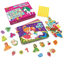 Розвиваюча гра Vladi Toys з липучками. Бізі бук. Для дівчат (VT1310-09) - мініатюра 2