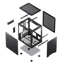 Корпус Jonsbo C6 Black (C6 Black) Без БП - мініатюра 15