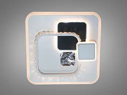 Світлодіодний світильник LED Diasha 12144 30 см, 58W, 3190 лм, металевий каркас, сучасний стиль для дому