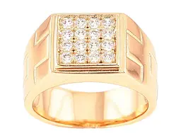Перстень XUPING Позолота 18K "Інкрустація цирконієм" (261122) р.18.5