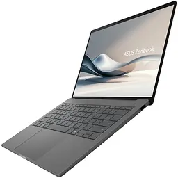 Ноутбук ASUS Zenbook A14 UX3407RA з процесором Snapdragon X Elite X1E 78 100 pana la 3.4GHz, 14''. WUXGA, OLED, 32GB LPDDR5X RAM, 1TB SSD, Qualcomm ® Adreno ™ GPU, Windows 11 Pro, Iceland сірий - мініатюра 9