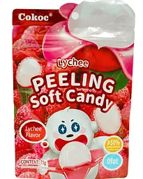 Желейні цукерки Cokoc Peeling Soft Candy Lychee 75г