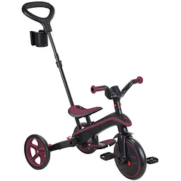 Велосипед дитячий Globber Explorer Trike Foldable 4в1 до 20 кг бордовий (732-202-2) - мініатюра 6