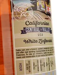 Вино Cable Car Zinfandel Rose, рожеве, сухе, 10,5%, 0,75 л - мініатюра 3