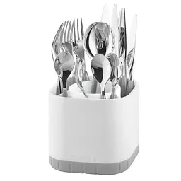 Сушарка для столового приладдя Guzzini Kitchen Active Design, 13х13х12, 4 см, сірий з білим (29010033)