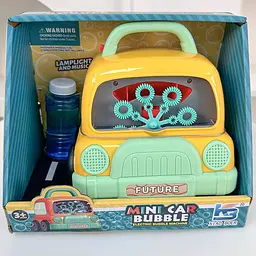 Встановлення для Пуску Мильних бульбашок Машинка Mini Car Bubble зі світлозвучними ефектами