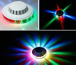 LED прибор HOT TOP WALLSUN 48 цветных мигающих по кругу лучей - мініатюра 1