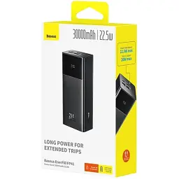 Батарея Baseus EnerFill FP41 22.5W 30000mAh Black (E0027K00) - мініатюра 3