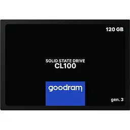SSD накопичувач Goodram CL100 Gen.3 120GB 2.5` (SSDPR-CL100-120-G3) [142726]