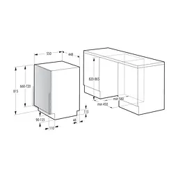 Посудомийна машина Gorenje GV520E10 - мініатюра 5
