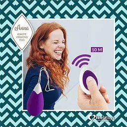 Віброяйце FeelzToys Anna 6,3 см (фіолетовий) - мініатюра 10