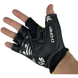 Велорукавиці Good Bike D-Grip короткий палець розмір M салатові (94505Green-IS) - мініатюра 6