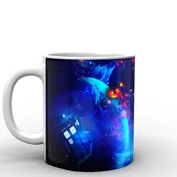 Кухоль GeekLand  Доктор Хто  Doctor Who Тардіс в космосі DW.02.005.586 330 мл білий - мініатюра 3