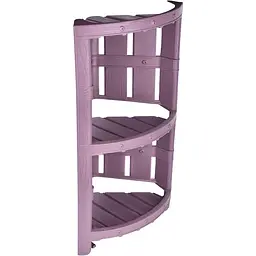 Полиця для ванної кімнати Violet House 1022 Бамбу PLUM 2-х ярусна (1022 Бамбу PLUM 2-х яр.полка) - мініатюра 2