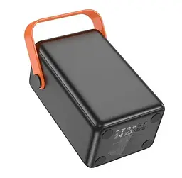 Універсальна зарядна батарея Hoco J110A 60000mAh Powerful PD65 LCD (Чорний) - мініатюра 4