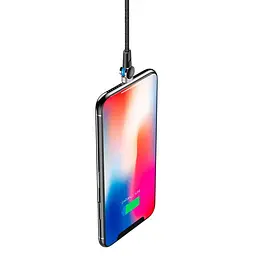 USB Cable Hoco S8 Magnetic Lightning Black 1m - мініатюра 9