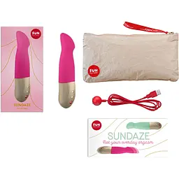 Вібратор-пульсатор Fun Factory Sundaze fuchsia Pink - мініатюра 7