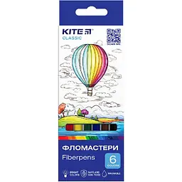 Фломастери Kite 6кольор. Classic K-446(24)(192)