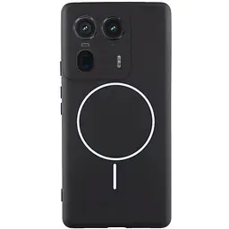 Чохол Lakshmi Silicone Cover Full Camera AA with MagFit для Motorola Edge 50 Ultra Чорний/Black