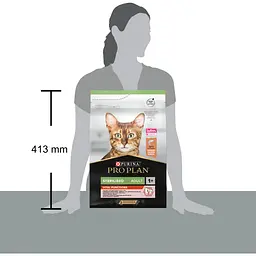 Сухий корм для стерилізованих котів Purina Pro Plan Sterilised, з лососем, 3 кг (12398595) - мініатюра 4
