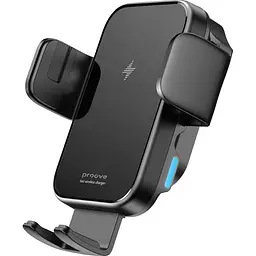 Автотримач із бездротовою зарядкою Proove Triple Clamp 15W Black (WHTC15010001) [136215]