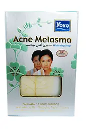 Мило для обличчя та тіла Yoko Acne Melasma Whitening вибілювальне 80 г