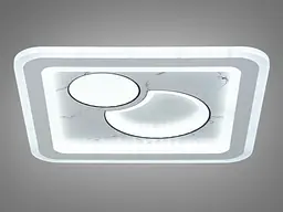 Світильник стельовий LED Diasha 6015-300x300 52W, 30 см, 2860 лм, білий, IP20, сучасний стиль для дому - мініатюра 2