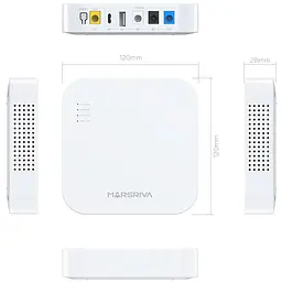 ДБЖ Marsriva DC UPS для роутерів KP4 3xDC+USB+USB-C OUT, 5V/9V/12V 18W 10000 mAh (36Wh) Li-Ion - мініатюра 5