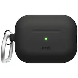 Чохол Elago Silicone Hang Case Black for AirPods Pro 2nd Gen чорний (EAPP2CSC-ORHA-BK) - мініатюра 2