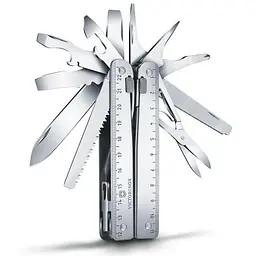 Мультитул Victorinox Swisstool X 115мм,28функ+чорн.шкір.чохол - мініатюра 6