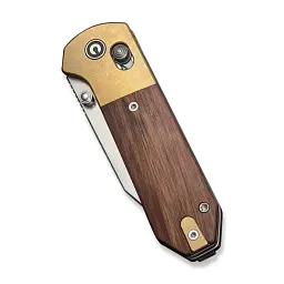 Ніж складаний кишеньковий Civivi Yonder Clip Point (7.3 см) 14C28N / Wood and Brass натуральний - мініатюра 4
