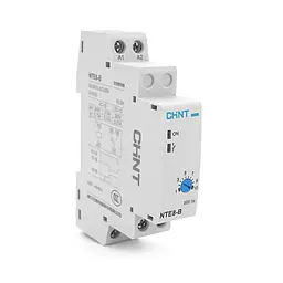 Реле часу CHINT NTE8В015S, на DIN-рейку, затримка включення-0.1с-5с, Ue/le: AC-15 240В/0,75А, -5°С~+40°С, 93х66,5х18,5 мм