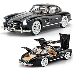 Колекційна металева модель автомобіля АвтоЕксперт Mercedes-Benz 300SL Gullwing з інерцією, світлом та звуком 1:24 - мініатюра 6