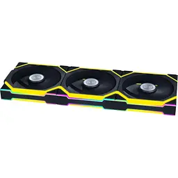 Комплект вентиляторів Lian Li Uni Fan SL WIRELESS 120-3 Black (G99.12SL1W3B.00) - мініатюра 2