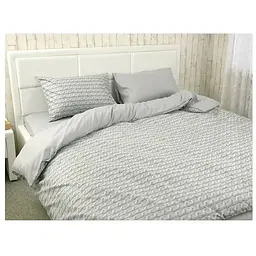 Постільна білизна Руно Grey Braid мікрофайбер двоспальний (Р655.52_Grey Braid)