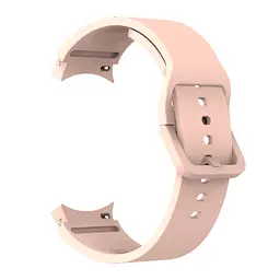 Ремінець для Samsung Galaxy Watch 4 Classic 42mm - бежевий ширина кріплення 20мм силікон Watchbands Color Angle (W29-5WB62202667) - мініатюра 3