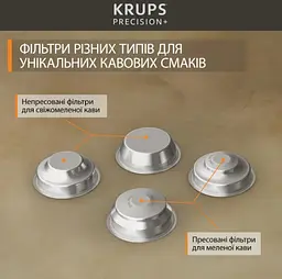 Кавоварка еспресо Krups XP804T10 (7190841) - мініатюра 2