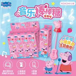 Льодяник Huanledubou Audio Lollipop Strawberry Flavour Peppa Pig 15г - мініатюра 5