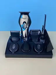 Акумуляторна машинка бритва та триммер в одному USB зарядку з індикатором + підставка - мініатюра 6