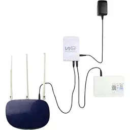 ДБЖ WGP Mini DC UPS WGP103 10400mAh 5V/9-12V з блоком живлення для роутера - мініатюра 5