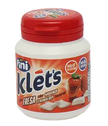 Жувальна гумка Fini Klets Strawberry 70шт - мініатюра 4