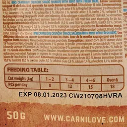Ласощі для котів Carnilove Salmon with Mint для зубів 50 г - мініатюра 4