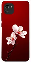 Чохол Demsky Sakura red для Samsung Galaxy A03