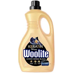 Набір для прання Woolite: Засіб для прання Woolite для чорних та джинсових тканин з Кератином 2.7 л + Засіб для прання Woolite для кольоровх тканин з кератином 2.7 л - мініатюра 2