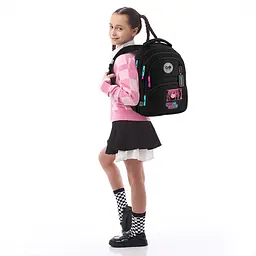 Рюкзак GoPack Education 175M-2 Anime girl Чорний (GO26-175M-2) - мініатюра 19