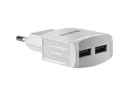 Мережевий зарядний пристрій Defender UPA-22 White (83580) - мініатюра 2