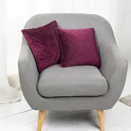 Подушка декоративна ТЕП Velour 50x70 см бордова - мініатюра 4