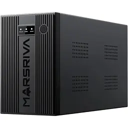 ДБЖ Marsriva MR-UF1200, 1200ВА/720Вт, Line-Interactive, LED version, 3хSchuko, 2x12V/9Ah