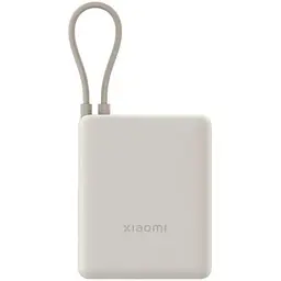 Батарея універсальна Xiaomi 10000mAh 33W Integrated Cable Beige (BHR9333GL)