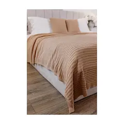 Плед Прованс COTTON бежевий 120 х 200 см (039527) - мініатюра 7